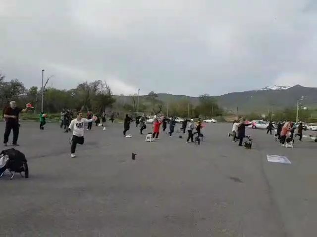 برگزاری تمرینات روزانه گروه ورزشی ره پویان الوند هیئت ورزش‌های همگانی شهرستان همدان با حضور جمعی از ورزشکاران ایستگاه بوستان ارم